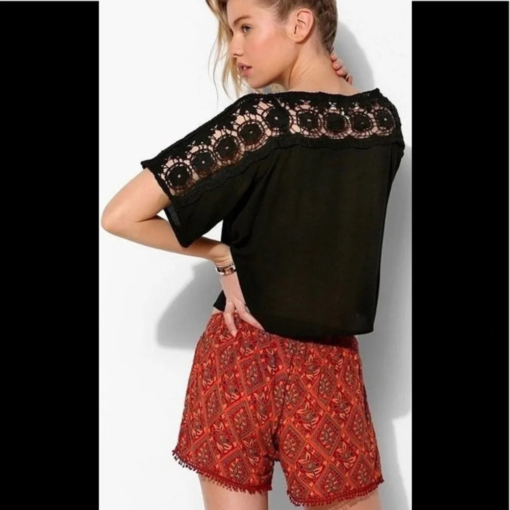 Anthro Staring at Stars Crochet Crop Top, XS, EUC - Picture 2 of 9